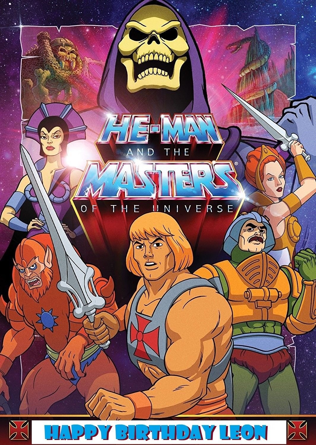 He-Man Edible image Cake topper decoration