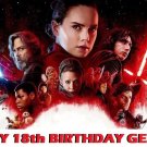 Star Wars Last Jedi Edible image Cake topper decoration