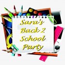 Back to School Party Edible image Cake topper decoration