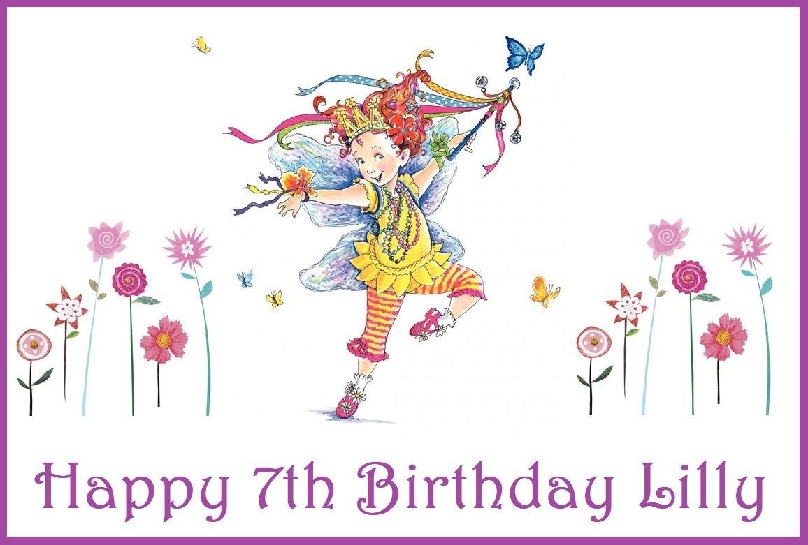 Fancy Nancy  Party  Edible image Cake topper