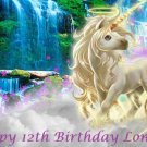 Fantasy Unicorn Party  Edible image Cake topper