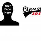 Congrats Graduate Class of 2018 w/ Your Pic Edible image Cake topper decoration