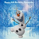 Frozen Olaf  Party  Edible image Cake topper