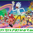 Rick and Morty Cake  Edible image Cake topper decoration