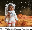 American Girl Doll Luciana Edible image Cake topper decoration