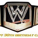 WWE Champion Belt Edible image Cake topper decoration