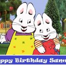 Max and Ruby Edible image Cake topper decoration