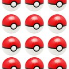 POKEMON  Balls Party Edible image CupCake topper decoration 1 set of 12