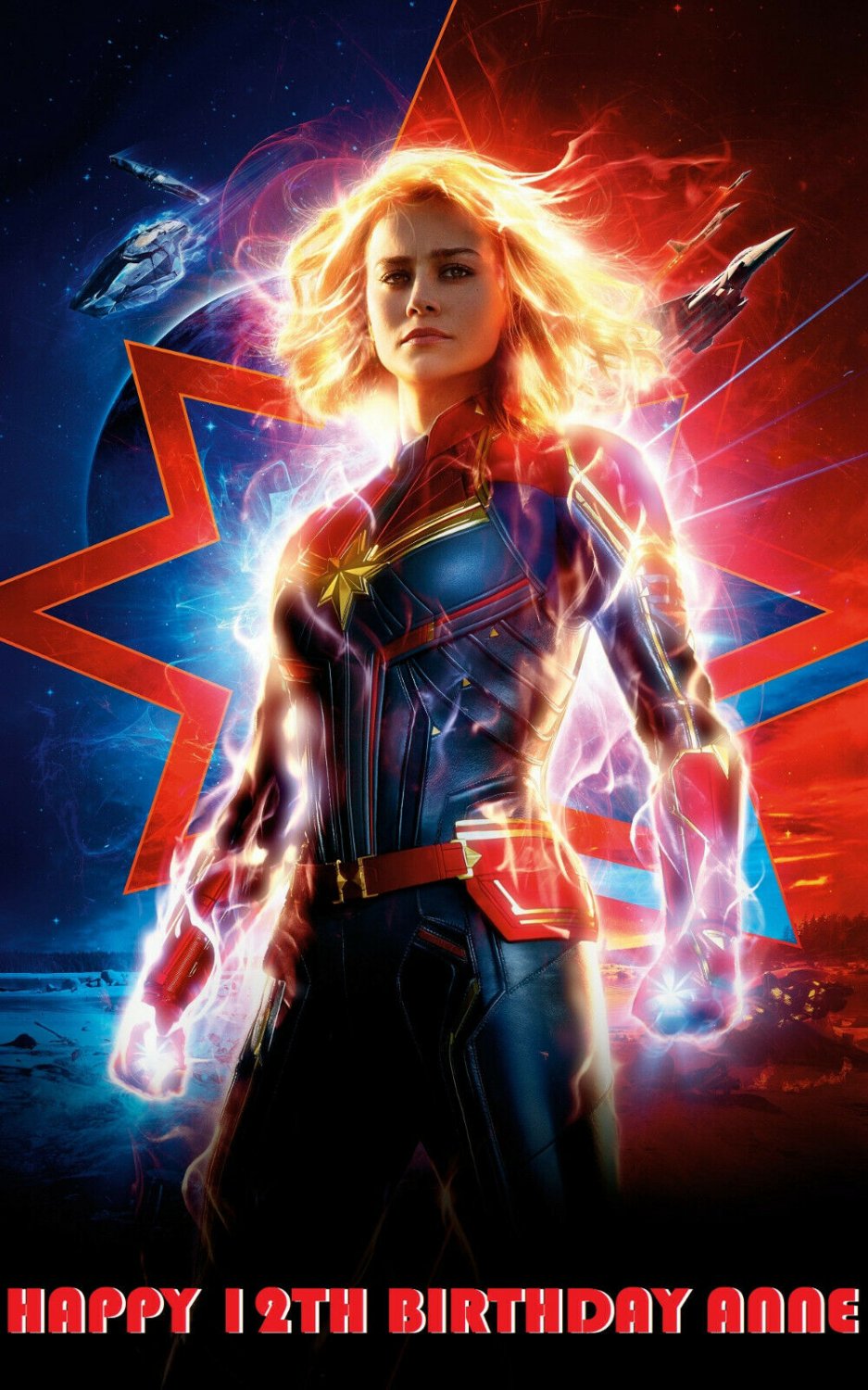 captain marvel tree topper