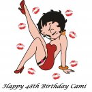 Betty Boop Edible image Cake topper decoration
