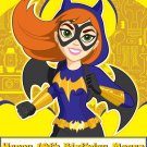 DC Super Hero Girls Batgirl  Edible Cake topper decoration
