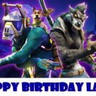 Fortnite Dire & DJ Younger Edible image Cake topper decoration