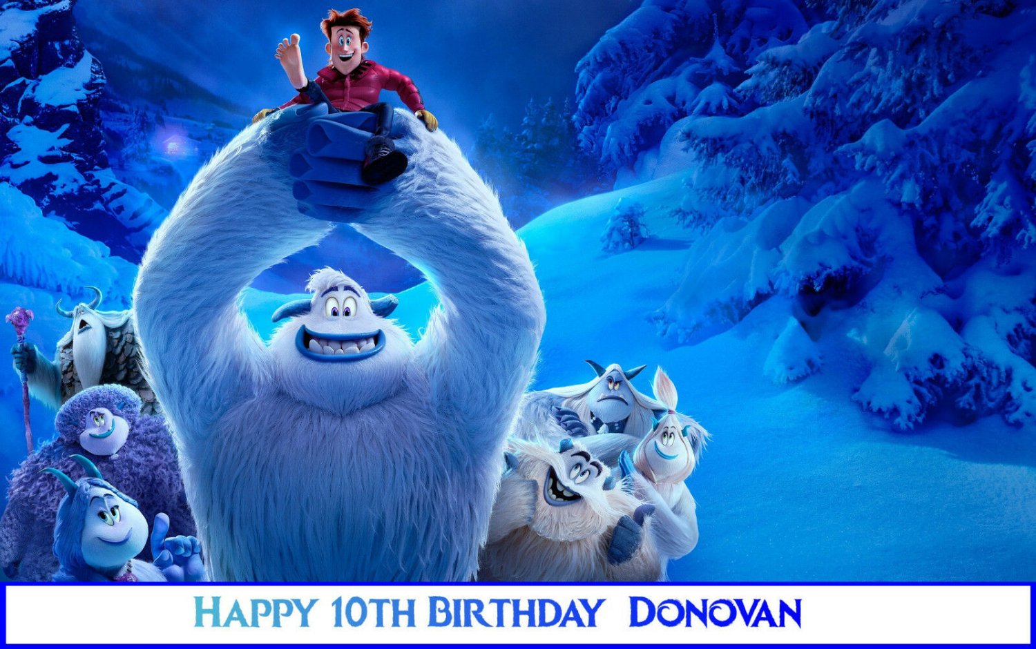 Smallfoot  Edible image Cake topper decoration