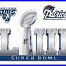 NFL Football Super Bowl 53 Patriots vs Rams  Edible image Cake topper