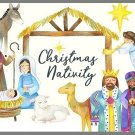 Merry Christmas Nativity Scene Baby Jesus   Edible image Cake topper decoration
