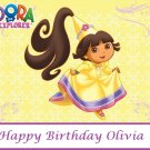 Princess Dora the Explorer Edible  image Cake topper decoration