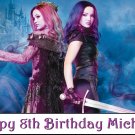 Descendants 3 Mal and Aubrey Edible Cake Topper Image