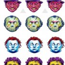 Freddy Krueger Jason Michael Meyers Texas Chainsaw Massacre Edible CupCake Toppers