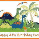 Dinosaurs  Edible image Cake topper decoration
