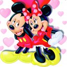 Minnie and Mickey Mouse Valentines Day  Edible image Cake topper decoration