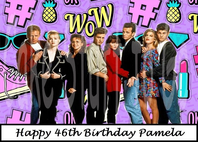Beverly Hills 90210  Edible image Cake topper decoration
