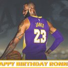 LeBron James  Los Angeles  Lakers  Edible image Cake topper