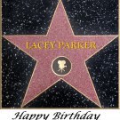 Hollywood Walk of Fame Star Edible image Cake topper