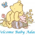 Classic Winnie the Pooh Baby Shower Edible image Cake topper decoration