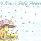 Classic Winnie the Pooh Baby Shower Edible image Cake topper decoration