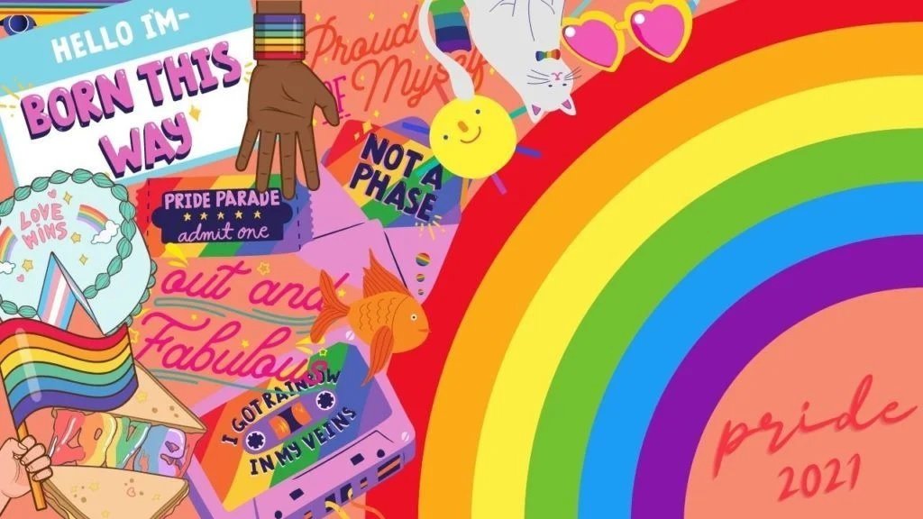 Pride Month Edible image Cake topper decoration