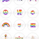 Pride Month Edible image Cupcake topper decoration