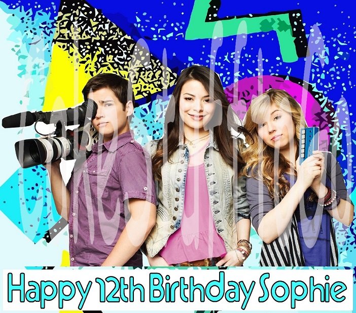 iCarly Edible Cake topper decoration