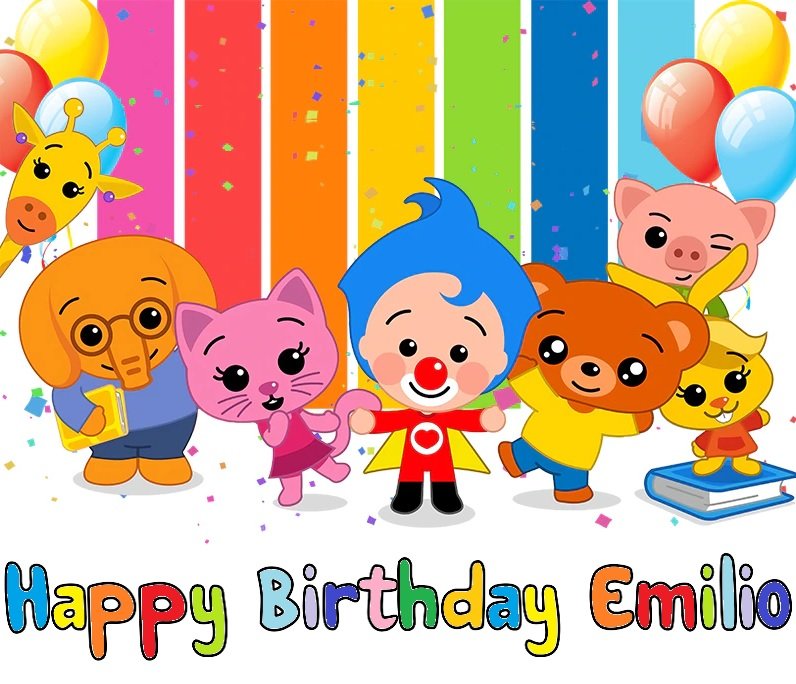 Plim Plim Edible Cake topper decoration
