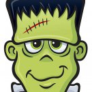 Halloween Frankenstein Face Edible image Cake topper