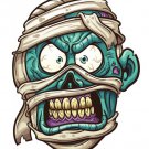 Halloween Scary Mummy Edible image Cake topper