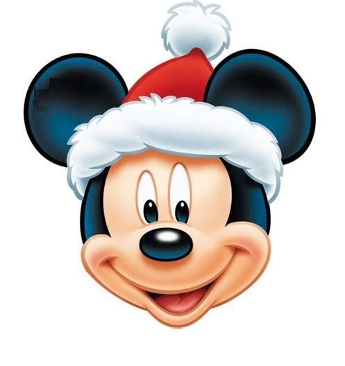 Christmas Mickey Mouse Edible Cake Topper Decoration