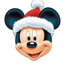 Christmas Mickey Mouse Edible Cake Topper Decoration