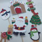 Christmas Scene Edible Cake Topper Decoration