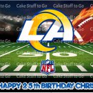 LA Rams Edible Cake Topper