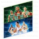 Golden State Warriors vs Boston Celtics Edible Cake Topper