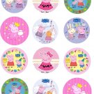 Peppa Pig Edible Cupcake Topper Decoration