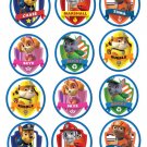 Paw Patrol Edible Cupcake Topper Decoration