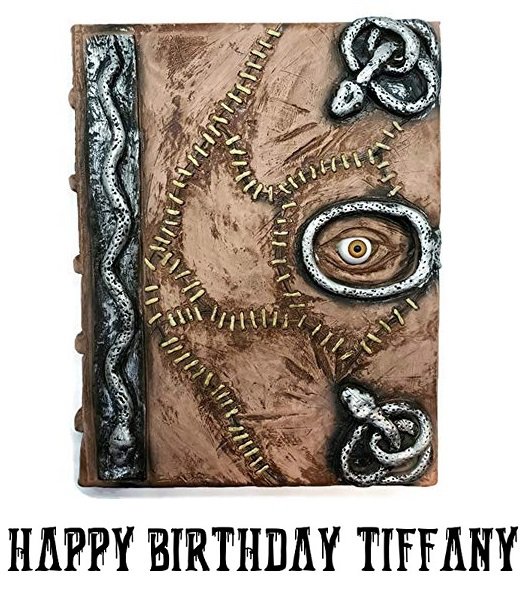 Hocus Pocus Spell Book Edible image Cake topper decoration