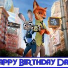 Zootopia  Edible Cake Topper