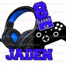 Level Up Game Controller  Edible Cake Topper
