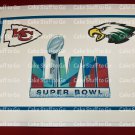Super Bowl 57 Kansas City Chiefs  vs Philadelphia Eagles Edible Cake Topper