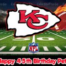 Kansas City Chiefs  Edible Cake Topper
