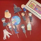 Wednesday Addams Cupcake Toppers
