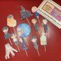 Wednesday Addams Cupcake Toppers