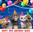 Talking Tom and Friends  Edible Cake Topper